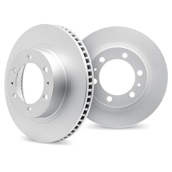 Dynamic Friction Co Hi-Carbon Alloy GEOMET Coated Rotor, Silver, Front 900-54287